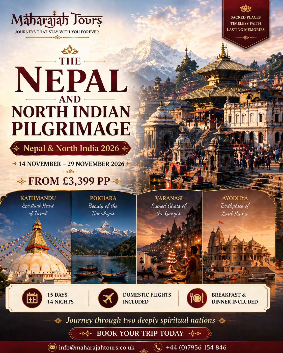 The Nepal & North Indian Pilgrimage 2026 - Image 1
